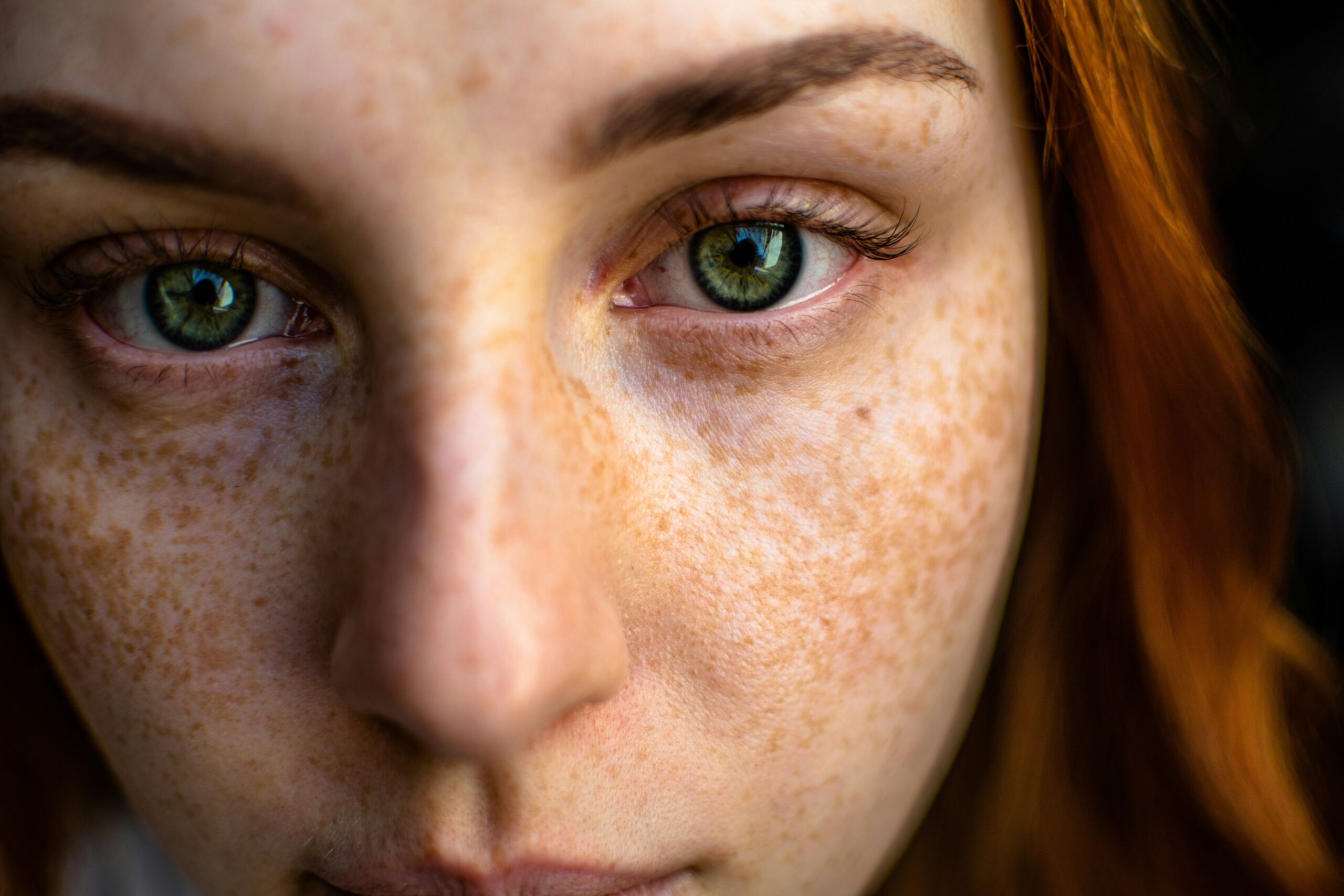 Before-and-after images showcasing clearer, glowing skin after using organic skincare