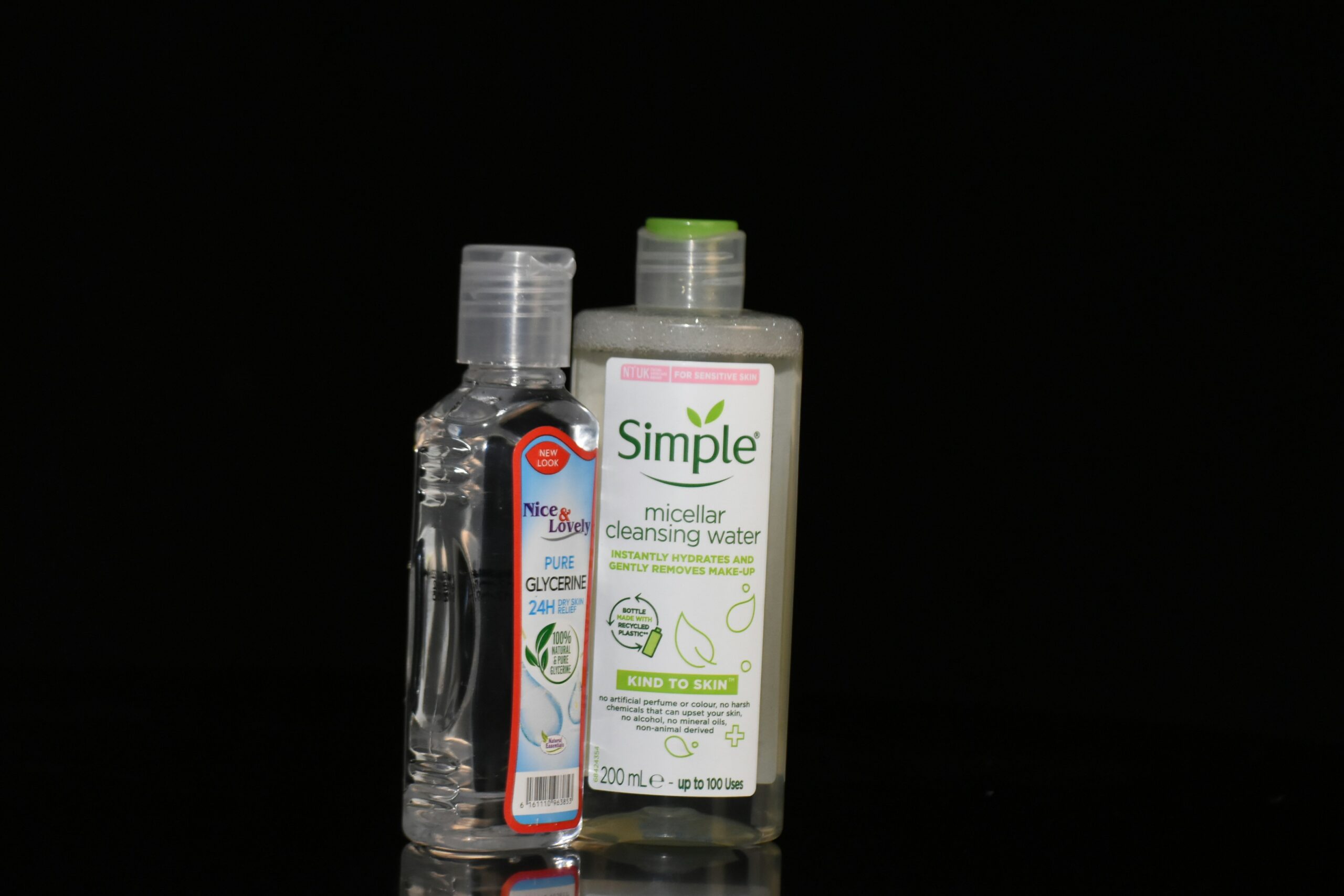 Image showing common synthetic ingredients found in skincare products