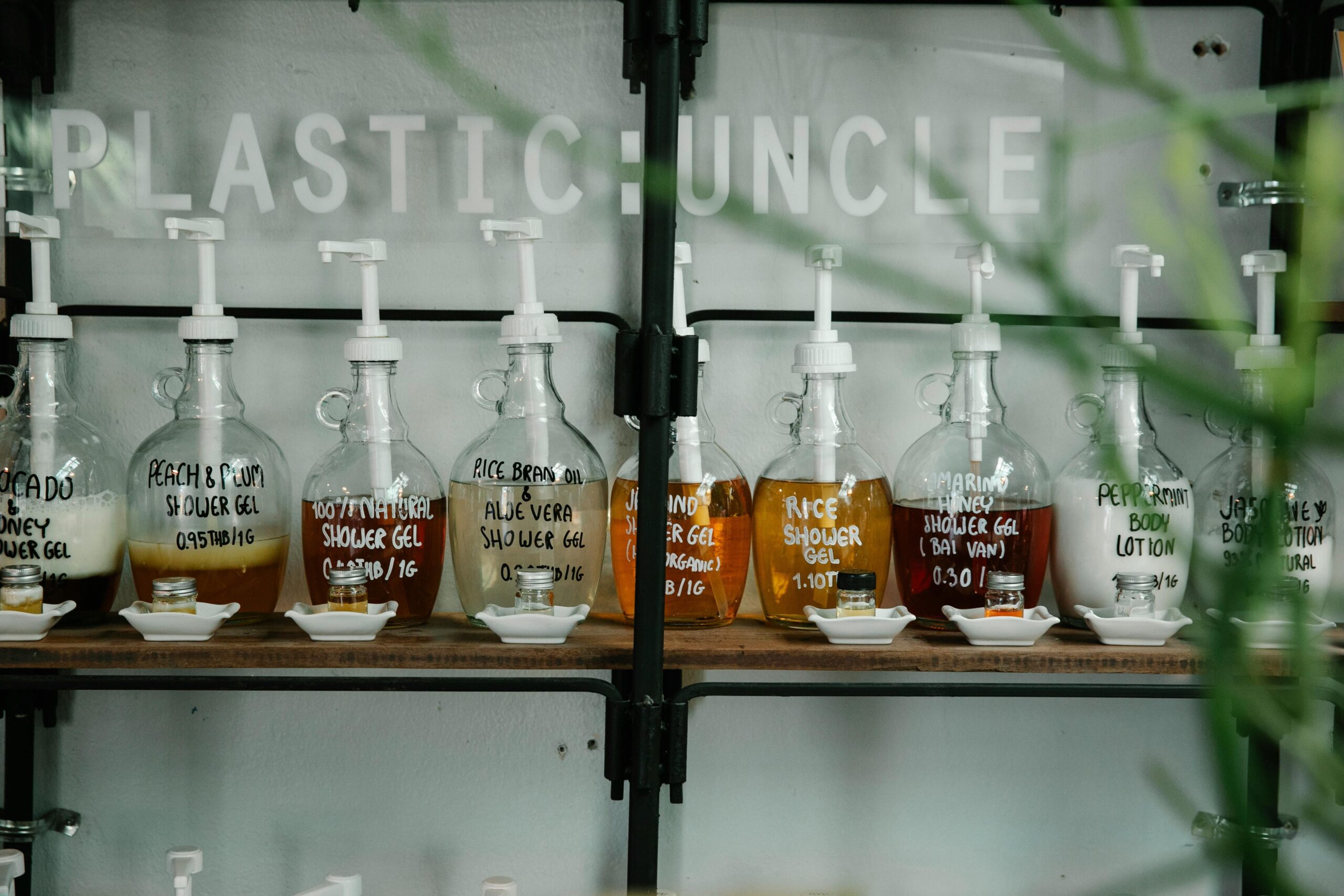 Lush cosmetic products showcasing sustainable packaging and natural ingredients